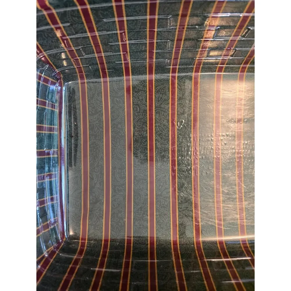 Longaberger Gathering Basket 1996 Holiday Cheer Combo Imperial Stripe Liner